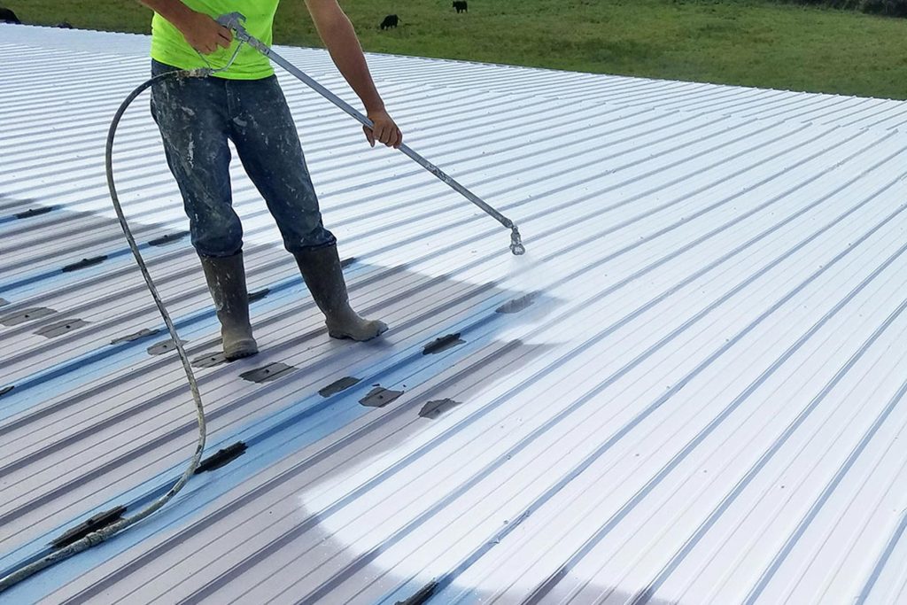 pose de cool roof sur bac acier- cool roofing france